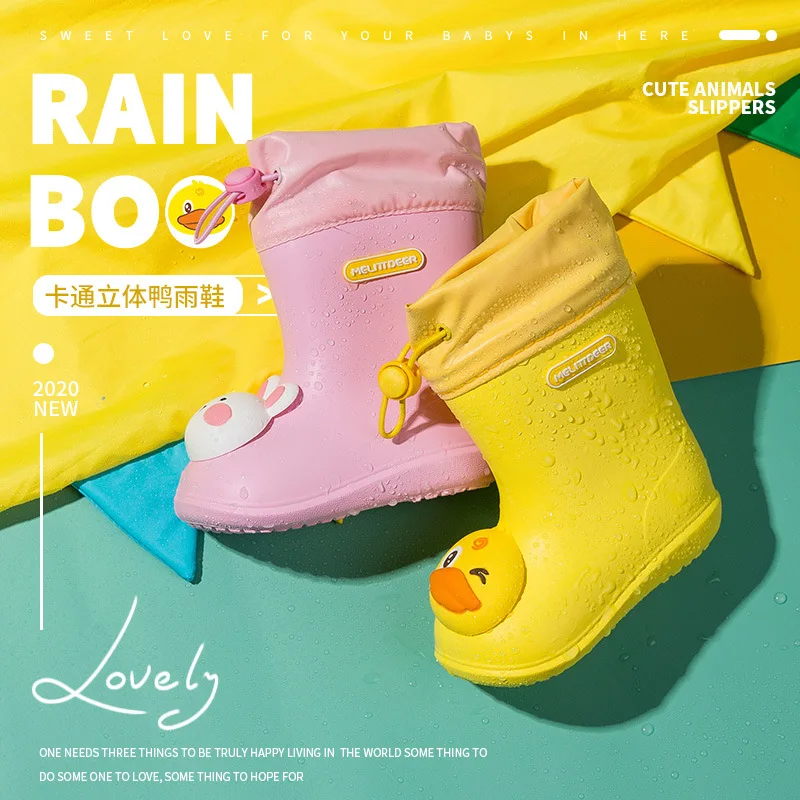 Reducere Cizme De Ploaie Pentru Copii Băiat Pantofi Pentru Copii Cizme De Ploaie Din Piele Moale Desene Animate De Pantofi Impermeabil Anti-alunecare \ Top ~ Maopub.ro