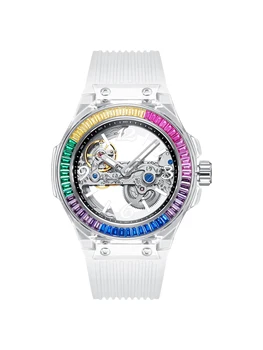 HANBORO veritabil brand automată femei ceasuri skeleton tourbillon Mecanice doamnelor ceas de lux de moda de Afaceri Reloj femenino