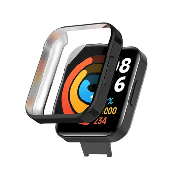 Clar Caz Moale pentru Redmi Watch 2 Lite Ecran Protector Complet Acoperi Cazuri pentru Xiaomi Redmi Ceas 2lite Transparent Capa Shell nou