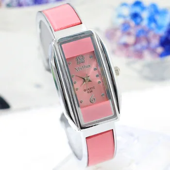 Xinhua Brand Femeie Ceasuri 2019 Lux Dreptunghi din Otel Inoxidabil Bratara Ceas Pentru Femei Rochie Cuarț ceas Ceasuri de mana Ceasuri