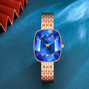 LIGE Ceas de Aur Doamnelor Pătrat Femei Ceasuri de Top de Brand de Lux de Aur Cuarț Oțel Inoxidabil rezistent la apa Încheietura Ceas Reloj Mujer