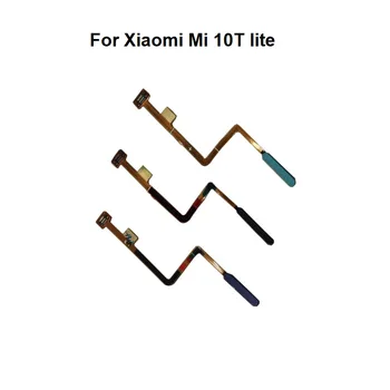 Nou Pentru Xiaomi Mi 10T Lite 5G Senzor de Amprentă digitală Touch ID Scanner Panglică Conector Buton Home Meniu Cablu Flex M2007J17G