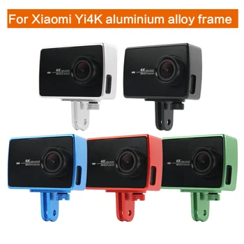 Camera de acțiune Accesorii de Protecție Cadru de Aluminiu Pentru Xiaomi Yi Camera 4K Caz Acoperi w/Adaptor de Montare Pentru Xiaoyi 2 II 4K