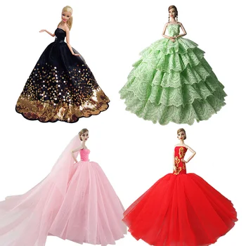 Moda Rochii Barbie Haine de Înaltă Calitate Accesorii de Îmbrăcăminte pentru Fete Jucării de Ziua de nastere Cadouri de Craciun