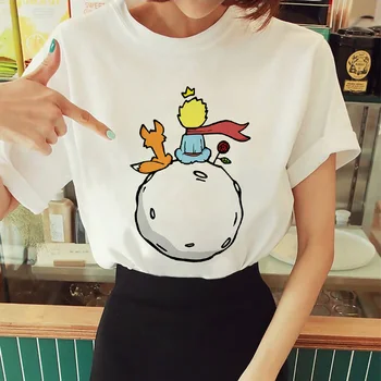 Vara Noua Moda pentru Femei T-Shirt Micul Print Grafic Doamna Fete Teu 90 Anime Print Casual Femei Hipster Tricou Haine