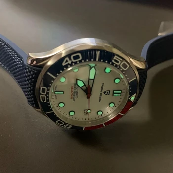 PAGANI DESIGN 007 Noi Oameni de Afaceri ceas de Lux de Top rezistent la apa 100M Ceasurile din Oțel Inoxidabil, mașini și Utilaje Bezel Ceramica Om Ceas