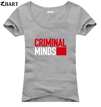 Criminal minds logo câteva haine de fata femeia femeie o-neck bumbac scurt-maneca tricou