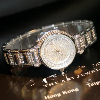 BS Femei de Lux Ceasuri cu Diamante Renumite Brand Rochie Eleganta de Cuarț Ceasuri Doamnelor Stras Ceas Relogios Femininos