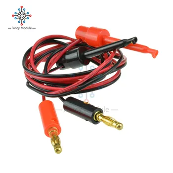 1 Pereche Mic Test Clip Cârlig la Banana Plug pentru Multimetru Testul de Plumb Cablu