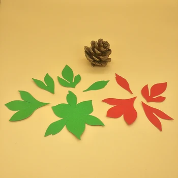 Noi de Craciun frunze, frunze de metal de tăiere moare, album foto carton DIY card cadou decor de relief meserii