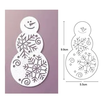 Metal moare Fulgi de zăpadă de Crăciun Ornament Moare de Tăiere Șabloane Pentru DIY Scrapbooking moare Ambarcațiuni de Hârtie de Luare de Card Relief Moare