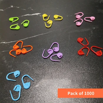 Colorate Tricotat Clip Inel 1000pcs Blocare Cusatura Markeri de Plastic Croșetat Ac Clip Ambarcațiuni de Cusut Unelte pentru Cusut, Croșetat
