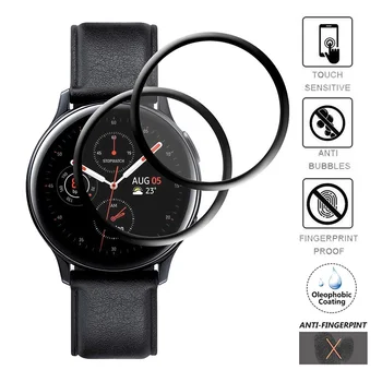 Protector Pentru Samsung Galaxy Watch Active 2 44mm 40mm Sticlă TPU Film Protector de Ecran Pentru Full Curbat Accesorii de Protectie