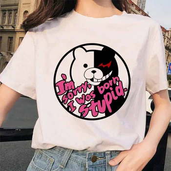 Femei T Shirt Danganronpa Top Tee Streetwear Ouma Kokichi Grafic Supradimensionate Tricouri Femei Harajuku Vara cu Maneci Scurte T-shirt