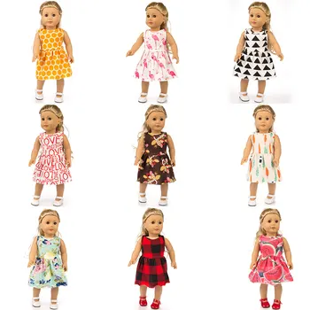 Nou Rochie Se Potrivesc Se Potrivesc Pentru American Girl Doll 18 Inch Papusa Haine Si Accesorii