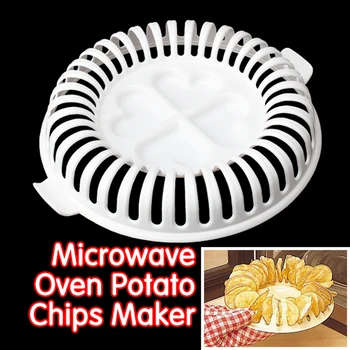 1buc cuptor cu Microunde Chips-uri de Cartofi Filtru de Gadget-uri de Bucătărie de Gătit Găti Sănătos Acasă Scăzut de Calorii DIY Filtru de Cartofi