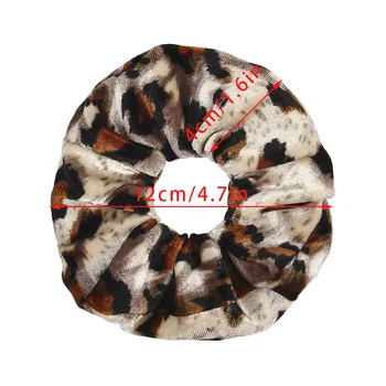 Leopard Imprimate Păr Cravată Cu Dungi Doamna Elasticele De Păr Coada De Cal De Sex Feminin Fete Titularul Coarda Benzi Pentru Femei Doamnelor Accesorii De Par