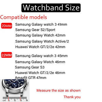20mm 22mm Banda Magnetică Pentru Samsung Galaxy wacth 4 Classic/3/Activ 2/S3 Frontieră smartwatch correa bratara curea curea