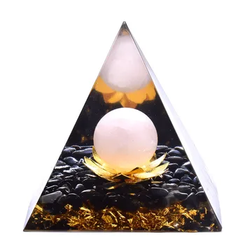 6cm Piramida Lotus Vindecare de Cristal Generator de Energie Blanacing Joasa Pyramide Emf Protecție Meditație Yoga, Instrumentul de
