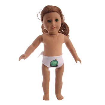 Haine papusa Drăguț Chilotei de 18 Inch Americian&43cm-a Născut Băiat Baby Doll Lenjerie de zi cu Zi Diverse