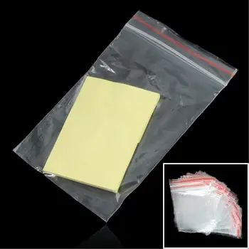 WITUSE TD Clar Zip Lock Bag 6 x 9cm Bijuterii cu posibilitate de Reînchidere Pungi transparente sac zip mini saci de imprimare