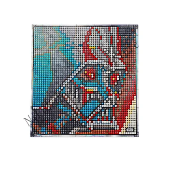 3000+Buc Spațiu Pixel de Artă Mozaic Pictura MOC Seturi DIY Fier Lume Blocuri Caramizi Cadou Jucarii de ARTĂ Decorativă 3 In 1 Erou