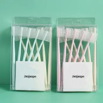 Jaojaopn Dinte perii 10buc Super Peri Moi Curatare Profunda Cu Nano Perie Pentru Îngrijirea Orală de Călătorie Portabil