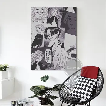 Anime Tokyo Răzbunătorul Panza Imagini Acasă Manga Decor Tablouri Poster HD Printuri de Arta de Perete Modular Living
