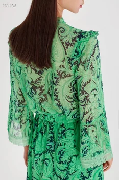 Original Deisign Verde de Înaltă Calitate Glezna Lungime Fusta Costum pentru Femei 2022