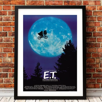 E. T. The Extra-Terrestrial OZN film poster de arta de imprimare , film Poster ET panza pictura pe perete poza art decor