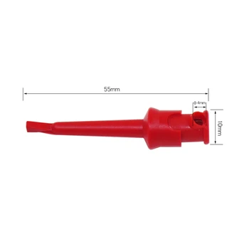 Noi Cleqee P5002 10buc Multimetru Bun de Testare a Calității Cârlig Clip Sârmă de Plumb Kit Grabbers Test Sonda SMT/SMD IC D20 Cablu de Sudura