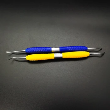 7pcs/set Dentare rășină de umplere restaurare Estetică kit potrivit pentru LM Rășină cuțit dulap Plastic cu mâner de silicon