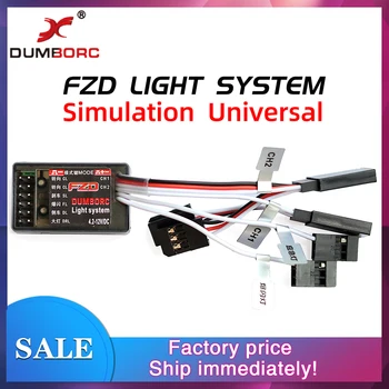FZD LED-Modul Controler de Lumină Sistem de DumboRC X4 X5 X6 X6P Transmițător JJRC 1/10 1/8 TRX4 Axial SCX10 D90 Masina RC Barca