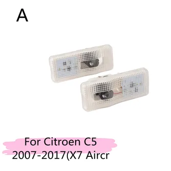 Pentru Citroen C5 X7 Aircross C2 C3 C4 C6 C8 C-Triomphe PICASSO Laser Proiector Auto bine ati venit Lumina 2 buc LED-uri Auto Ușa Lămpii de Curtoazie