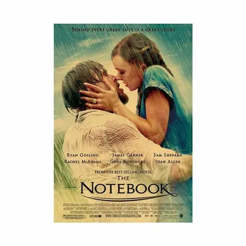 Filmul The Notebook-Uri De Hârtie Kraft Poster Acasa Dormitor De Decorare Perete Pictura De Bază 50.5x35cm
