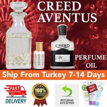 Fără Alcool Creed Aventus inspirat Concentrat Mosc Parfum Ulei Attar Fragrance livrare Rapida din Turcia-istanbul