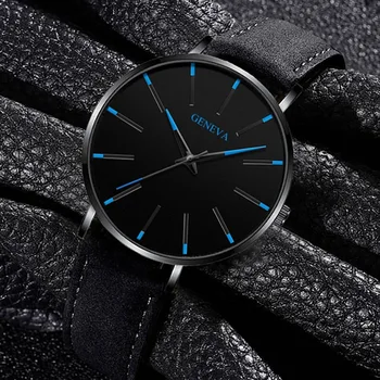 2021 noua moda subțire bărbați ceas casual de afaceri simplu pointer curea cuarț cuplu centura de plasă non-ceas mecanic