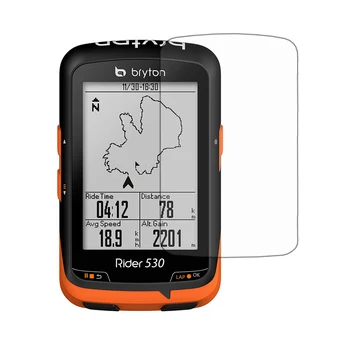 3x Clar Ecran LCD de Protector Guard Film de Acoperire Piele pentru Ciclism GPS Bryton Rider 530
