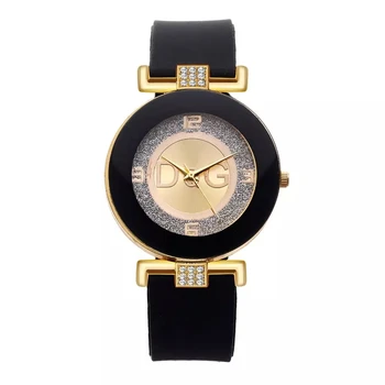 2021 Primăvară Noi Produse De Moda Cristal De Cuarț Silicon Moale Confortabil Curea Casual Ladies Watch Reloj Mujer