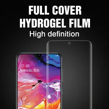 10D Hidrogel de Film Protector de Ecran Pentru Samsung Galaxy A51 A71 A91 A11 A21 A41 M21 M31 A50 A70 Nota 10 S10 Lite 2020 A7 2018 Film