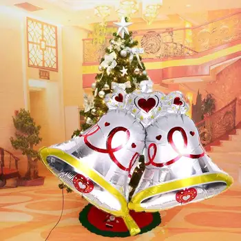 Mare Clopot De Crăciun Balon Folie Cu Heliu Balon Gonflabil Minge De Jucărie De Crăciun, Nunta, Petrecere De Aniversare Pentru Copii Decor Copil Cadou