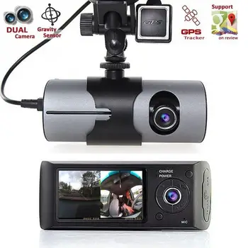Dash cam XPX R300 Auto DVR Camera Auto GPS Full HD 1080P Viziune de Noapte Dash Camera Retrovizoare aparat de Fotografiat Dashcam Parcare Monitor recorder