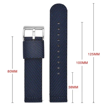Curea Pentru Xiaomi culoare ceas sport edition Țesute Nailon Watchband Pentru Mi uit de Înlocuire Brățară bandă de eliberare Rapidă bratara