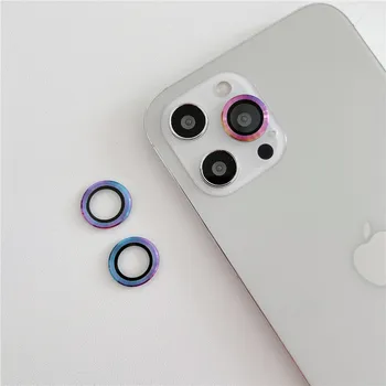 Pentru iPhone 13 12 Pro Max Camera Len Protector de Metal aparat de Fotografiat Lentile din Sticla Temperata Pentru iPhone 12 13 Pro Max Ring Protecție Acoperă