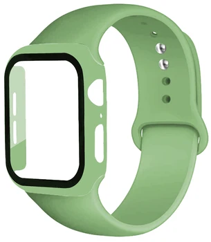 Curea pentru Apple watch Band 44mm 40mm 38mm 42mm ceasul inteligent Accesorii brățară band iWatch 6 5 4 3 SE Silicon Pure de Acoperire