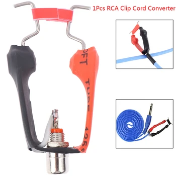Durabil de Înaltă calitate din Aliaj de Material Converter Pentru RCA Cablu de Clip Detașabil Tatuaj Masini Accesorii RCA La Clip Cablu de Alimentare