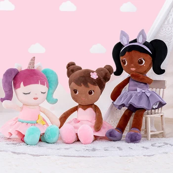 Lazada Păpuși De Pluș Jucarii Fete Pentru Copii Cadouri Jucării De Pluș Copilul Cârpă Papusa Printesa Magica Afro-American Doll