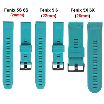 26 22MM Watchband pentru Garmin Fenix 5 5X 5S 3 3 HR pentru Fenix 6X 6 6S Ceas de Eliberare Rapidă Easyfit Sport Silicon Trupa Încheietura mâinii Curea