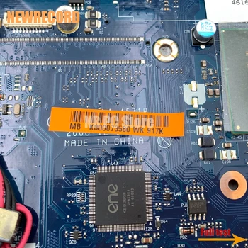 NEWRECORD KTKAA LA-4571P k000073580 pentru toshiba satellite A350 laptop placa de baza DDR2 fără grafică slot Gratuit CPU placa de baza