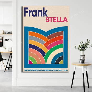 Frank Stella Expoziție De Înaltă Calitate De Imprimare | Frank Stella Artă Abstractă Poster | Frank Stella Muzeul Digital Print